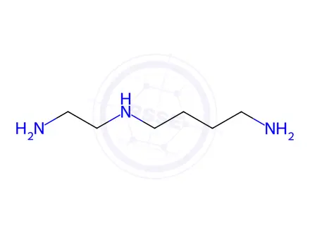 Chemical structure of N-(2-aminoethyl)butane-1,4-diamine