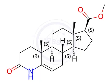 Chemical structure of Finasteride Impurity F