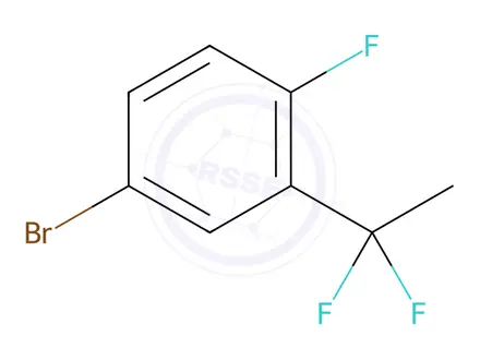 Chemical structure of 4-Bromo-2-(1,1-difluoroethyl)-1-fluorobenzene