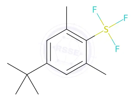 Chemical structure of (4-(tert-Butyl)-2,6-dimethylphenyl)trifluoro-l4-sulfane