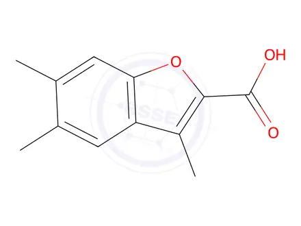 Chemical structure of 3,5,6-Trimethyl-benzofuran-2-carboxylic Acid