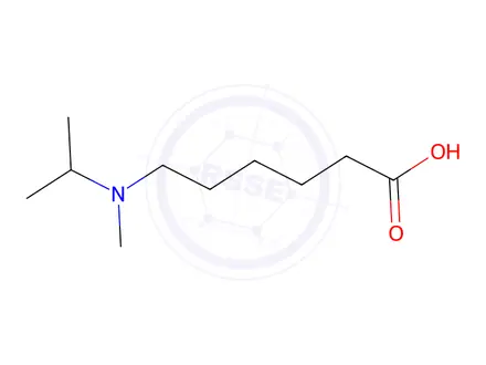 Chemical structure of 6-(Isopropyl(methyl)amino)hexanoic acid