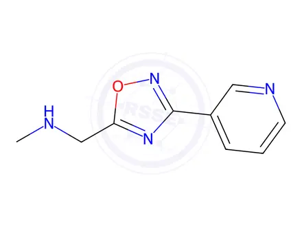 Chemical structure of N-Methyl-1-[3-(3-pyridinyl)-1,2,4-oxadiazol-5-yl]methanamine Trifluoroacetate