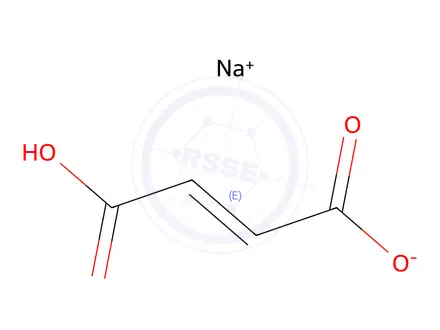 Chemical structure of Monosodium Fumarate