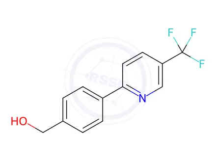 Chemical structure of (4-(5-(Trifluoromethyl)pyridin-2-yl)phenyl)methanol