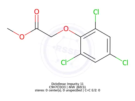 Chemical structure of Diclofenac Impurity 11