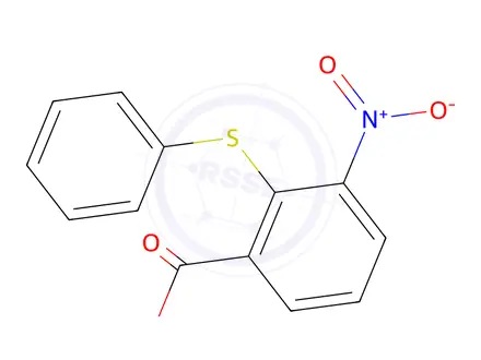 Chemical structure of 3-Nitro-2-phenylsulfanyl-benzoic acid