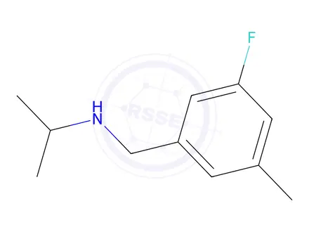 Chemical structure of [(3-Fluoro-5-methylphenyl)methyl](propan-2-yl)amine