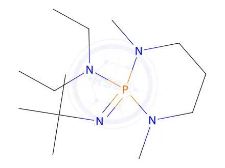 Chemical structure of 2-tert-Butylimino-2-diethylamino-1,3-dimethylperhydro-1,3,2-diazaphosphorine solution