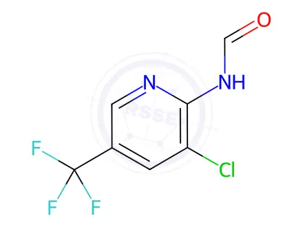 Chemical structure of N-[3-chloro-5-(trifluoromethyl)-2-pyridyl]formamide