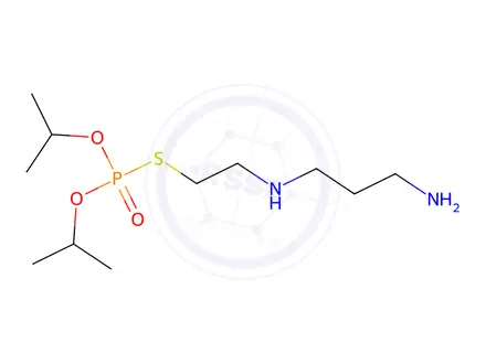 Chemical structure of S-(2-((3-aminopropyl)amino)ethyl) O,O-diisopropyl phosphorothioate