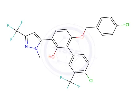 Chemical structure of MYCi975