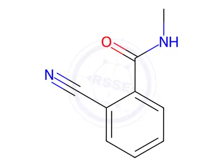 Chemical structure of Benzamide, 2-cyano-N-methyl-(9CI)