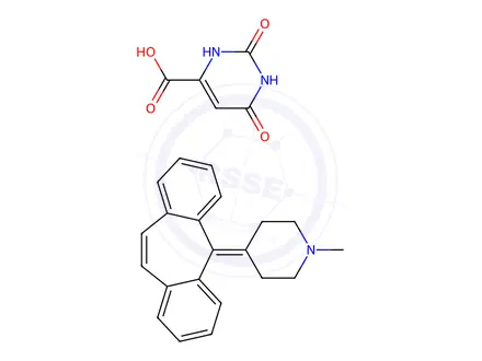 Chemical structure of Cyproheptadine Orotate