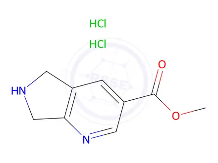 Chemical structure of methyl 6,7-dihydro-5H-pyrrolo[3,4-b]pyridine-3-carboxylate