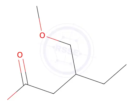 Chemical structure of 3-(Methoxymethyl)pentanoic acid