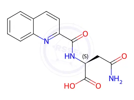Chemical structure of Saquinavir Impurity 1(Saquinavir EP Impurity A)