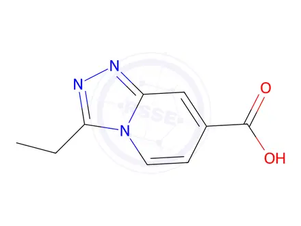 Chemical structure of 3-Ethyl-[1,2,4]triazolo[4,3-a]pyridine-7-carboxylic Acid