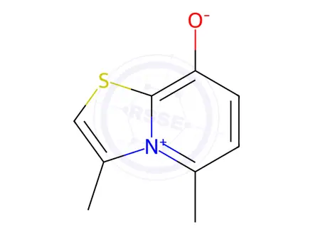 Chemical structure of 3,5-Dimethylthiazolo[3,2-a]pyridinium-8-olate