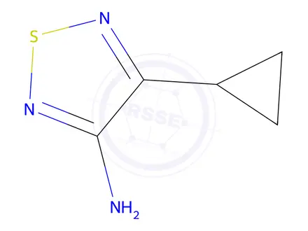 Chemical structure of 4-Cyclopropyl-1,2,5-thiadiazol-3-amine