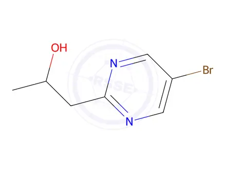 Chemical structure of 1-(5-Bromopyrimidin-2-yl)propan-2-ol