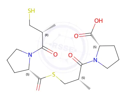 Chemical structure of Captopril impurity 1