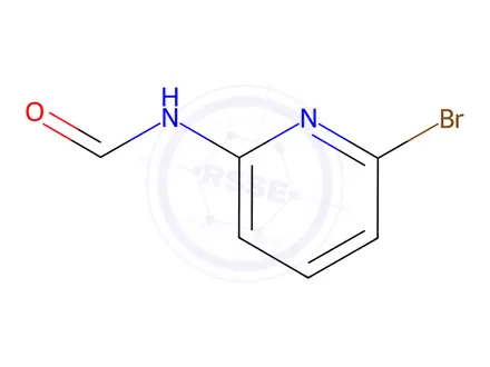 Chemical structure of Formamide, N-(6-bromo-2-pyridinyl)-