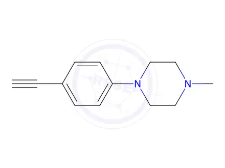 Chemical structure of 1-(4-Ethynylphenyl)-4-methylpiperazine