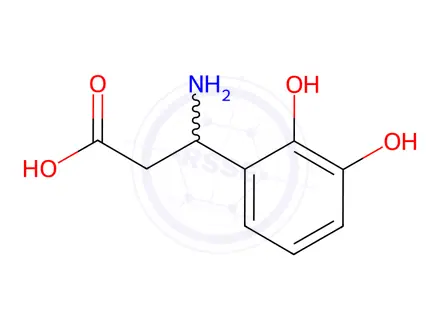 Chemical structure of 3-AMINO-3-(2,3-DIHYDROXY-PHENYL)-PROPIONIC ACID