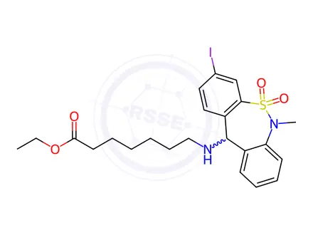 Chemical structure of Tianeptine Impurity 3