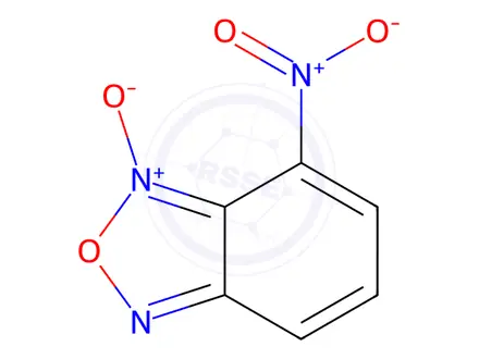 Chemical structure of 4-nitrobenzofurazan 3-oxide