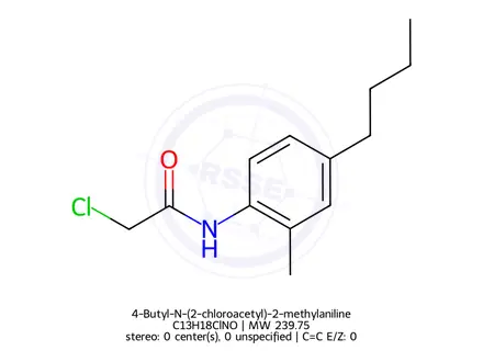 Chemical structure of 4-Butyl-N-(2-chloroacetyl)-2-methylaniline