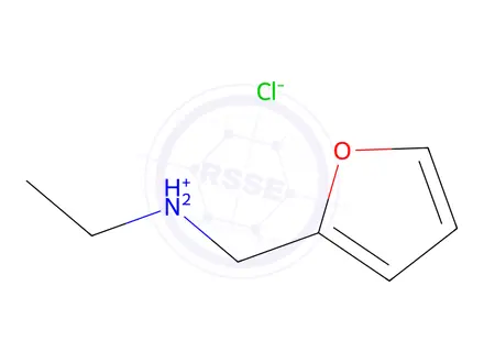 Chemical structure of ethyl(furan-2-ylmethyl)amine hydrochloride
