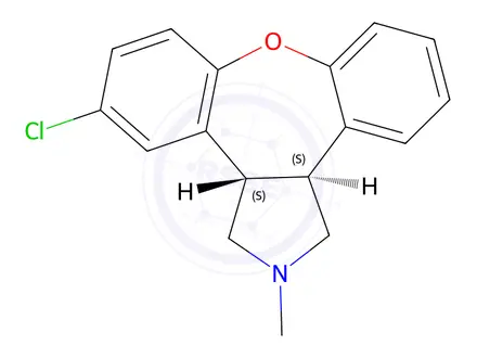 Chemical structure of Asenapine