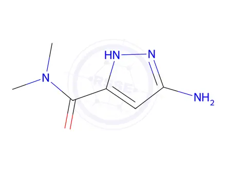 Chemical structure of 3-Amino-N,N-dimethyl-1H-pyrazole-5-carboxamide