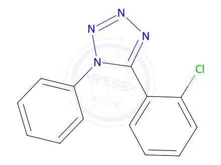 Chemical structure of 5-(2-Chlorophenyl)-1-phenyl-1H-tetrazole