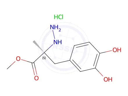 Chemical structure of Carbidopa methyl ester, hydrochloride