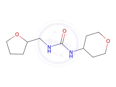 Chemical structure of 1-(Tetrahydro-2H-pyran-4-yl)-3-((tetrahydrofuran-2-yl)methyl)urea