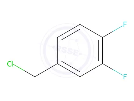 Chemical structure of 3,4-Difluorobenzyl Chloride