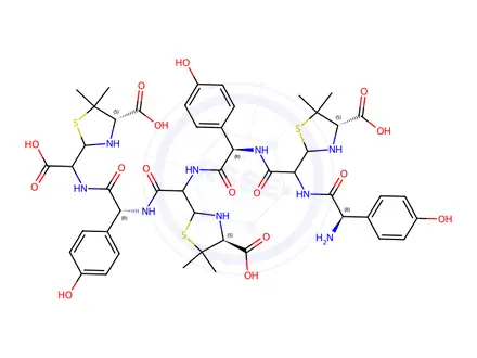 Chemical structure of Amoxicillin Impurity 33