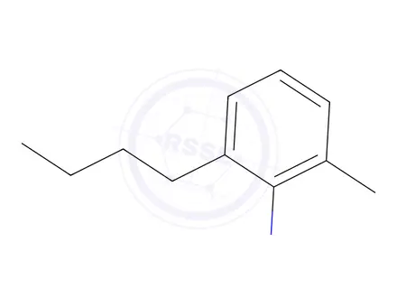 Chemical structure of Benzenamine, 2-butyl-6-methyl-