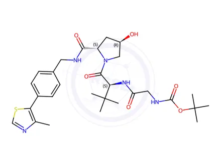 Chemical structure of VH032-NH-CO-CH2-NHBoc