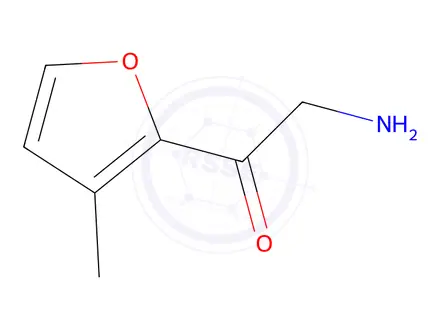 Chemical structure of 2-Amino-1-(3-methylfuran-2-yl)ethan-1-one