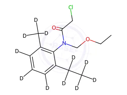 Chemical structure of Acetochlor-[D11]