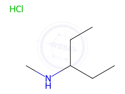 Chemical structure of methyl(pentan-3-yl)amine hydrochloride