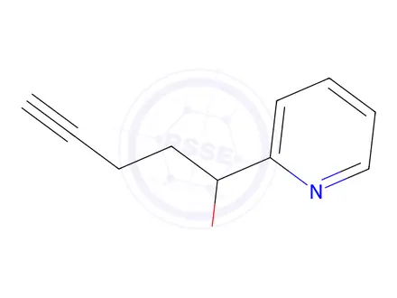 Chemical structure of 1-(Pyridin-2-yl)pent-4-yn-1-ol