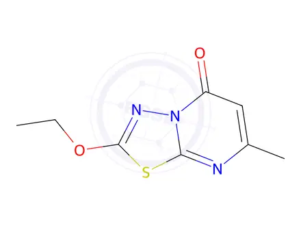 Chemical structure of 2-Ethoxy-7-methyl-5H-[1,3,4]thiadiazolo[3,2-a]pyrimidin-5-one