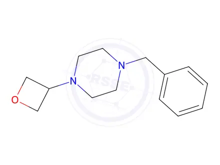 Chemical structure of 1-benzyl-4-(oxetan-3-yl)piperazine