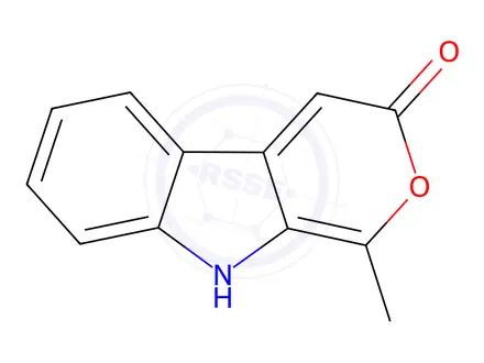 Chemical structure of 1-METHYLPYRANO(3,4-B)INDOL-3(9H)-ONE