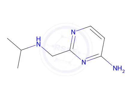 Chemical structure of 2-((Isopropylamino)methyl)pyrimidin-4-amine